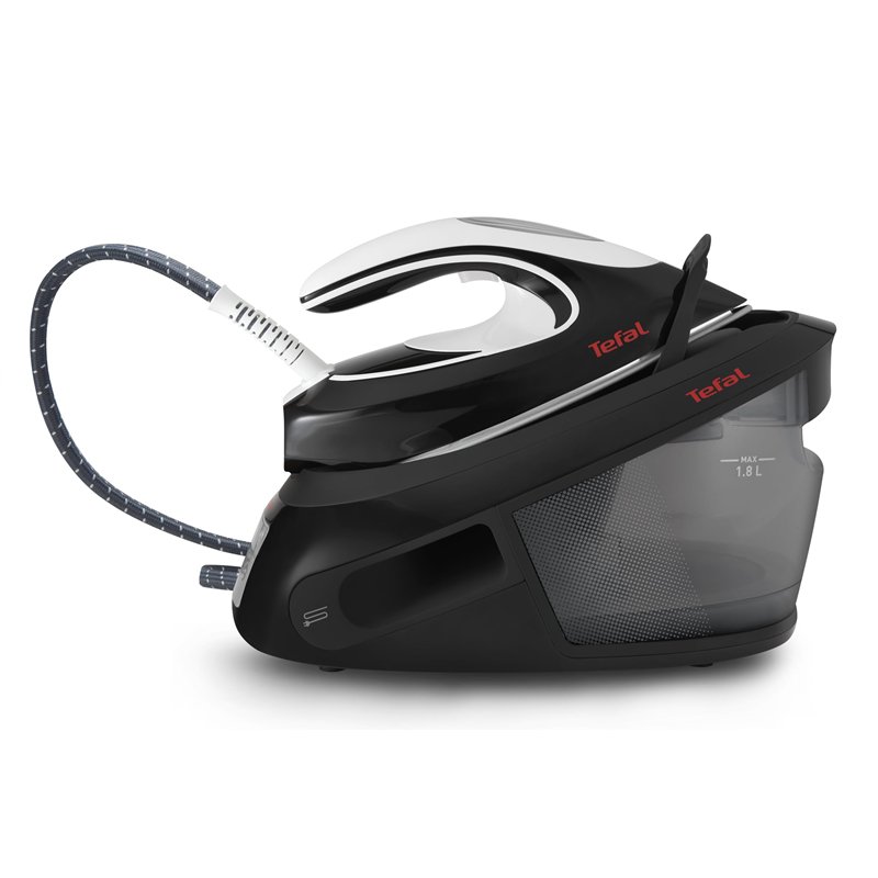 TEFAL EXPRESS ANTI-CALC SV8055 ESTACIÓN PLANCHA AL VAPOR 2800 W 1,8 L NEGRO, BLANCO