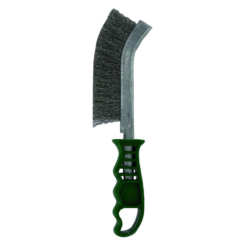 TIVOLY XT20251006170 Brosse métal Ergo poignée Plastique Fil Inox - couleur aléatoire- 26cm