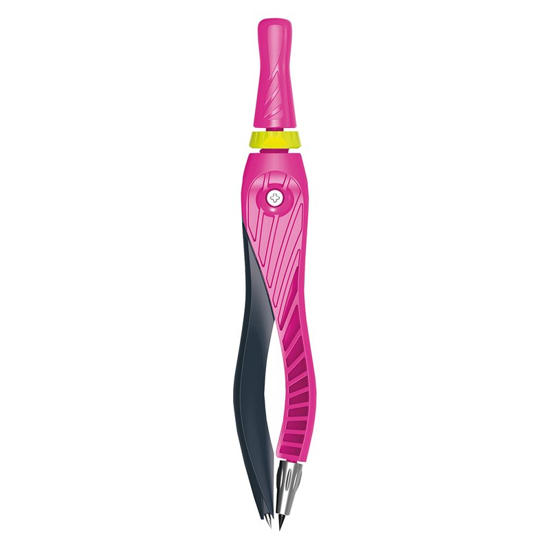 Maped - Compas ergonomique KID'Z AGILITY avec tête rotative – bleu, rose 181511
