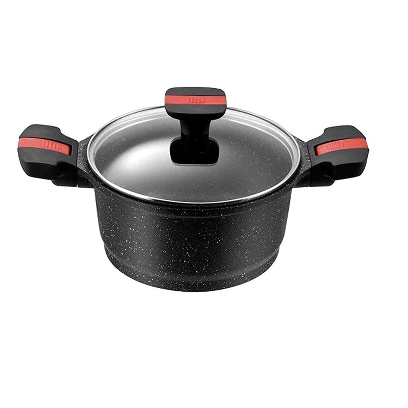 Pradel Excellence - 92398 M - Faitout 24 cm + Poignée Amovible - Tous feux et induction - Sans PFOA - 338