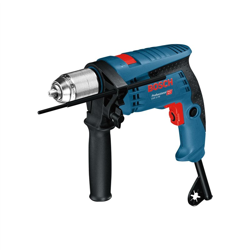 Image secondaire de Bosch Professional perceuse-visseuse à percussion GSB 13 RE (600 W, avec butée de profondeur 210 mm, mandrin automatique 13 mm)