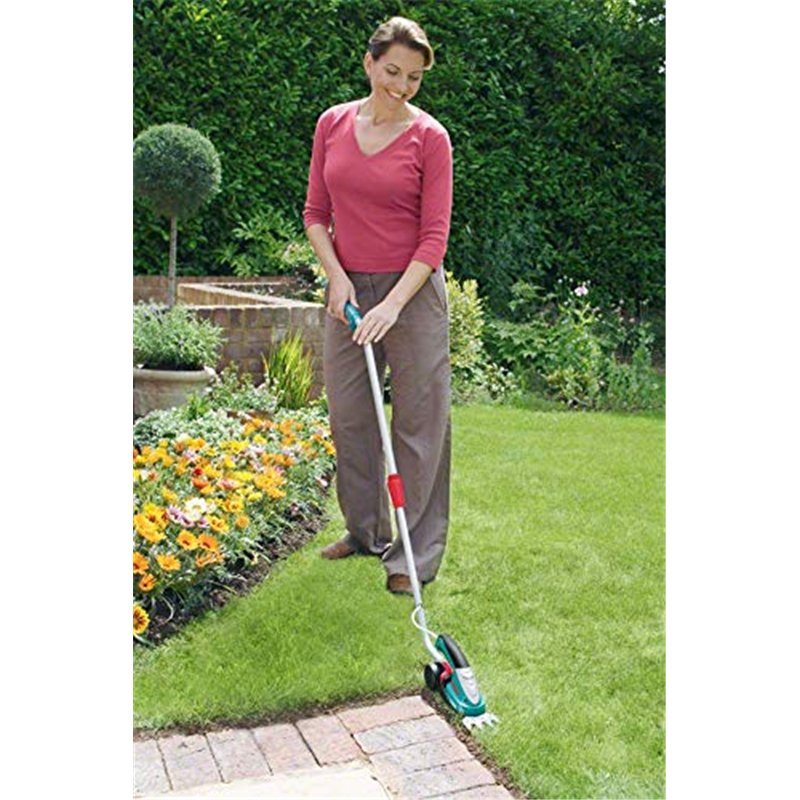 Image secondaire de Bosch Home and Garden Manche télescopique Bosch avec roulettes 80-115 cm - Accessoire pour Isio, versions antérieurs à 2014