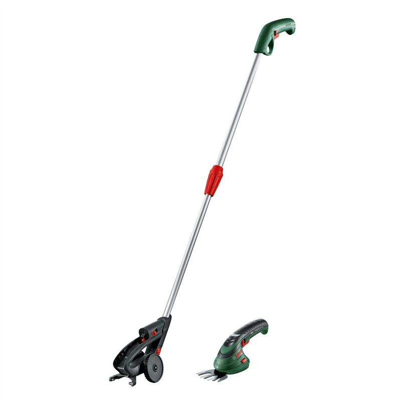 Bosch Home and Garden Kit de cisailles à Gazon sans Fil Isio (3,6 V, espacement des Lames : 8 mm, en boîte)
