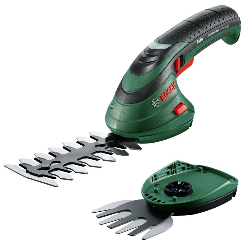 Bosch Kit de cisaille sans Fil Isio (3,6 V, Longueur de la Lame : 12 cm, espacement des Dents : 8 mm, dans Un Emballage Souple),