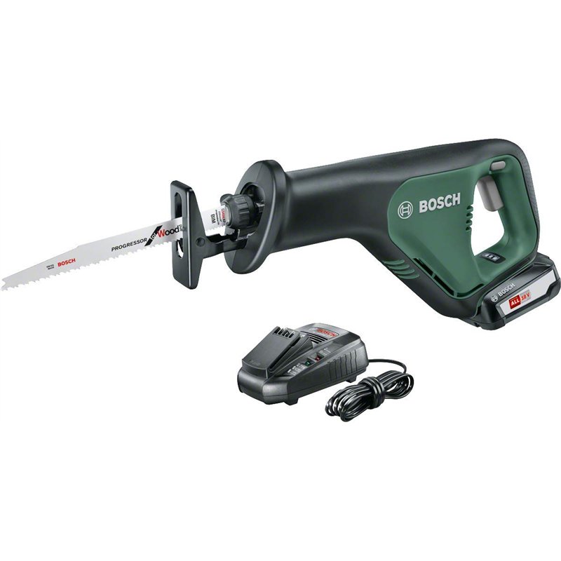 Scie Sabre sans fil Bosch - AdvancedRecip 18 (Livrée avec 1 Batterie 18V - 2,5Ah, emballage carton)