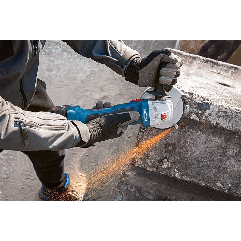 Image secondaire de Bosch Professional System meuleuse angulaire GWS 18V-7 (Ø disque 125 mm, capot protection, poignée supplém., flasque de serrage,