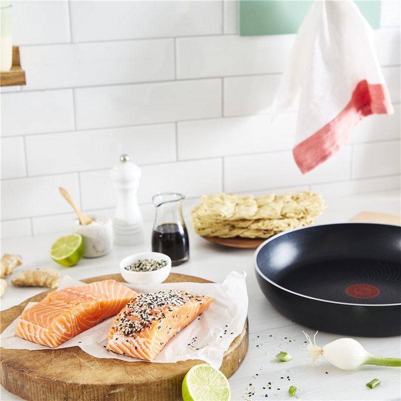 Image secondaire de Tefal C27808 Generous Cook Poêle à frire 32 cm | Revêtement anti-adhésif | Signal thermique | Fond de fusion thermique pour tous