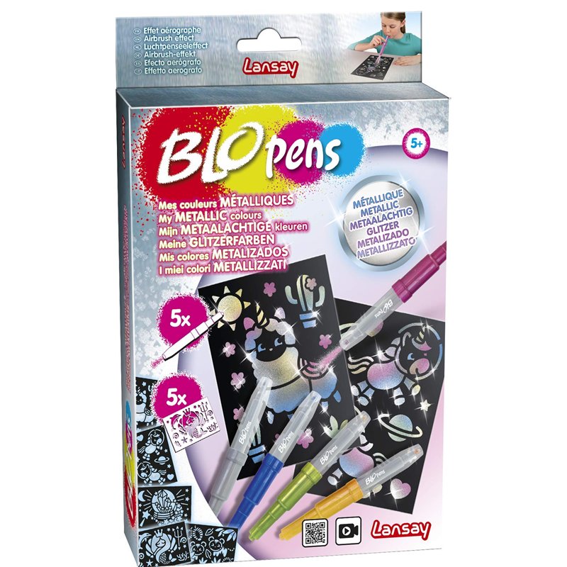 Lansay - BLOPENS - Mes Couleurs Métalliques