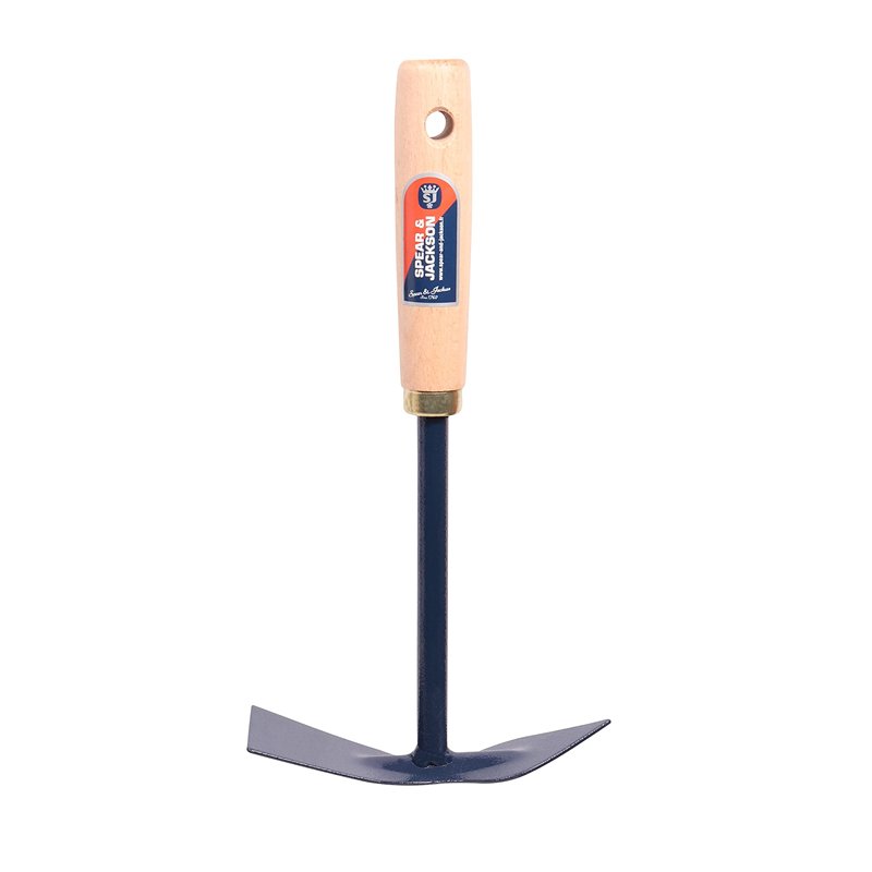Spear & Jackson 50571 Serfouette à Fleurs Panne et Langue Manche Bois, Vert