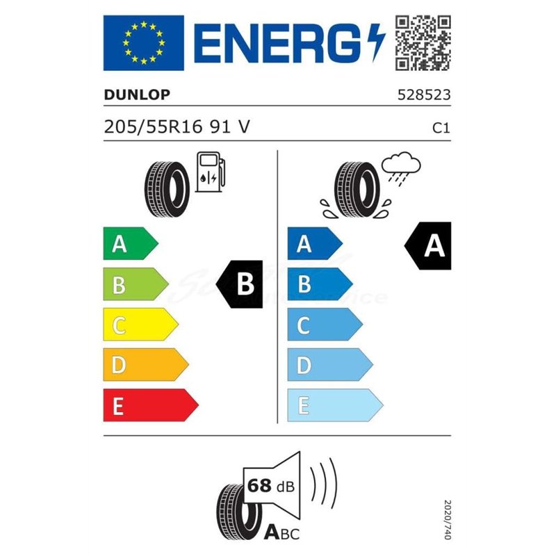 Image secondaire de Dunlop SP Sport Blu Response - 205/55R16 91V - Pneu Été