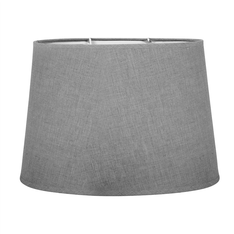 Sema 97122 Abat-jour ovale texture/tissu gris clair
