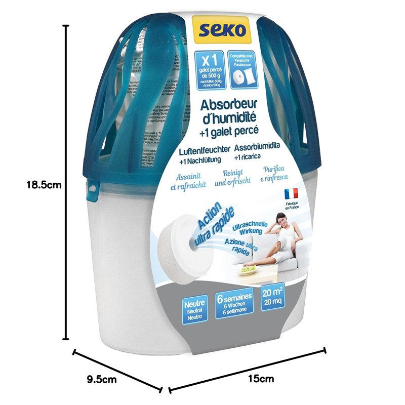 Image secondaire de Seko Absorbeur d'humidité Jungle Medium + 1 galet percé 500g neutre
