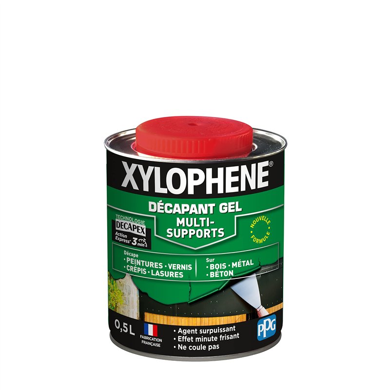 XYLOPHENE - Décapant Gel MULTI-SUPPORTS 0,5L
