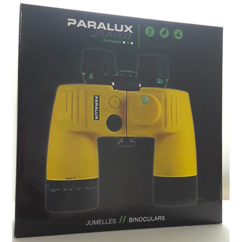 Image secondaire de Paralux Jumelles Atlantique Compas Analogique Etanches 7 x 50 Jaune 01-2003-1