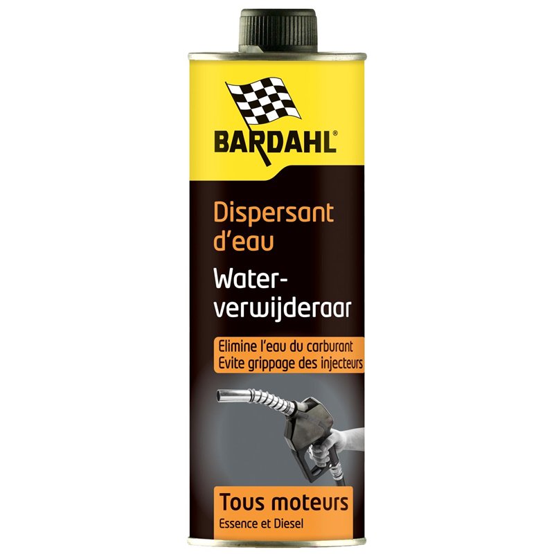 Bardahl 1082 DISPERSANT D’Eau Essence & Diesel, Flacon de 300 mL