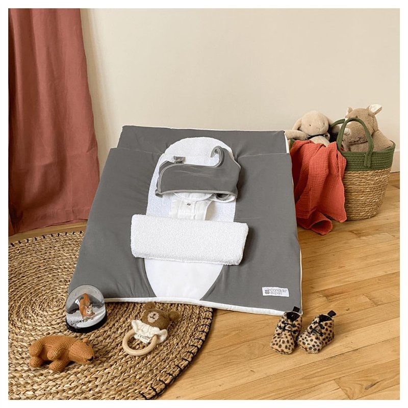 Image secondaire de Candide - Matelas Bébé Morpho Clive avec Plan Incliné 30° - Produit Médical Breveté - Fabriqué en France - 0-3 Mois - Déhoussabl