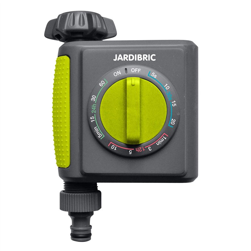 Jardibric - Programmateur d'Arrosage pour Jardin et Terrasse, ou de Brumisation, Durée réglable de 5 Secondes à 60 Minutes, Fréq