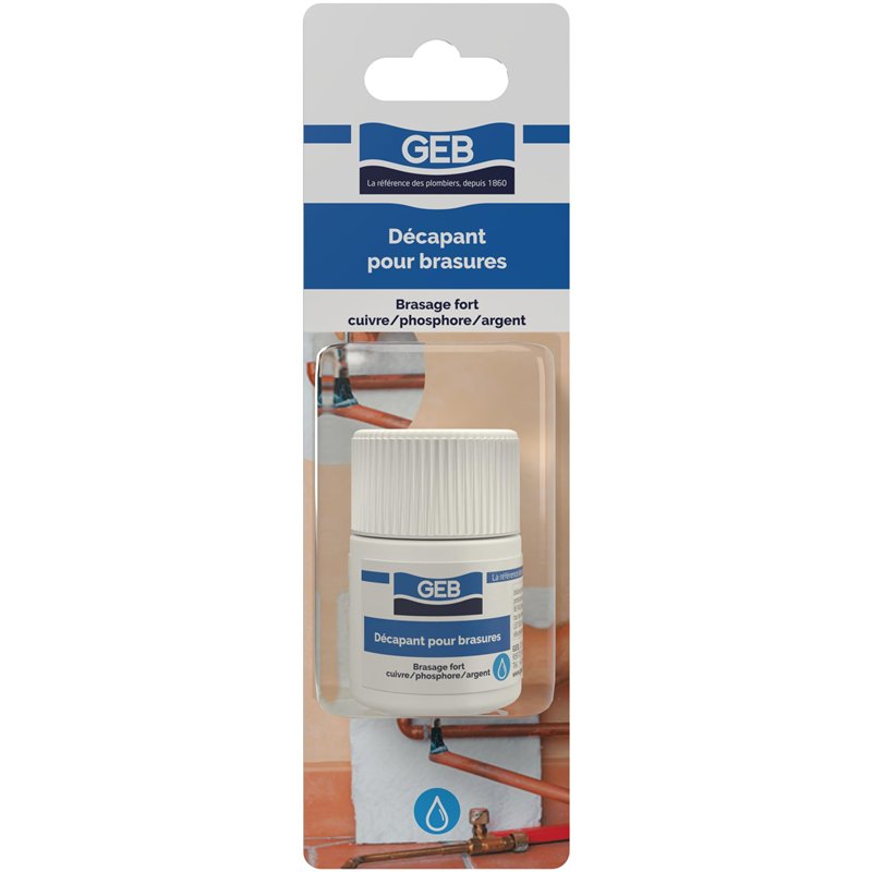 GEB Décapant pour brasure forte cuivre phosphore argent 30 g