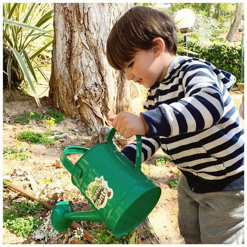 Image secondaire de PLANÈTE PLANTE - Arrosoir De Jardinage Pour Enfant - Outils de Jardinage - 170518 - Métal - Jardin - Nature - Plante - Fleurs -