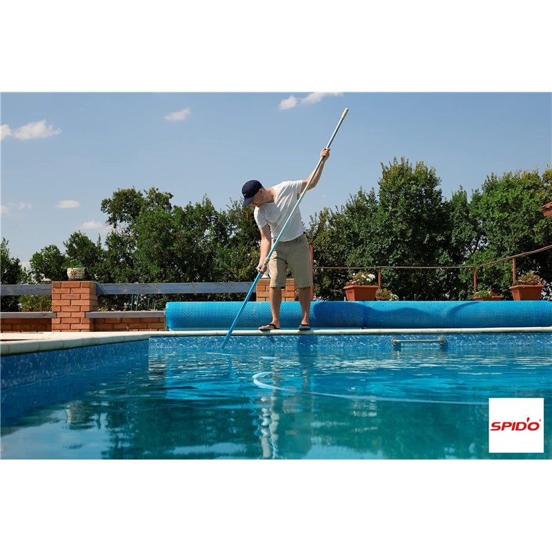 Image secondaire de Spid'O 2976 Tête de Balai Trianglulaire pour Piscine, Bleu