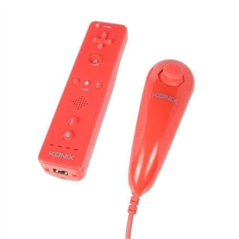Konix Duo Controller Pack Wii & Wii U Rouge
