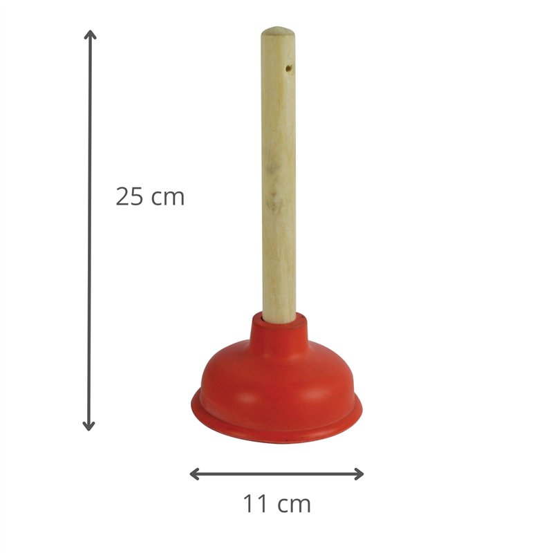 Image secondaire de Wirquin 30720523 Déboucheur pour évacuation évier D11 cm, rouge
