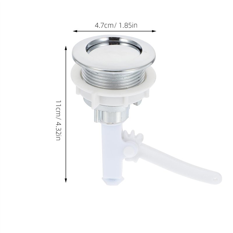 Image secondaire de Angoily Bouton poussoir de rechange pour chasse d'eau