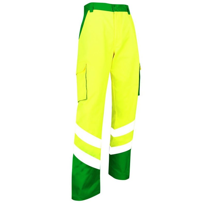 Image secondaire de LMA 1408 BALISE Pantalon haute visibilité, Bleu/orange Fluo, Taille 42
