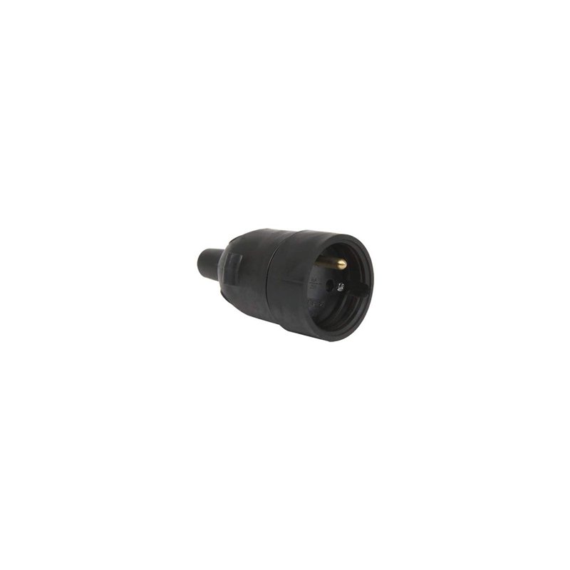 CEBA Fiche Femelle 16A 250V 2P+T NF - Caoutchouc - IP44