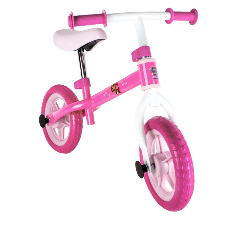 Draisienne Enfant Métal Pat Patrouille - Rose/Blanc - Selle et guidon ajustable - Pneus increvables - Dès 3 ans - D'arpèje - OPA