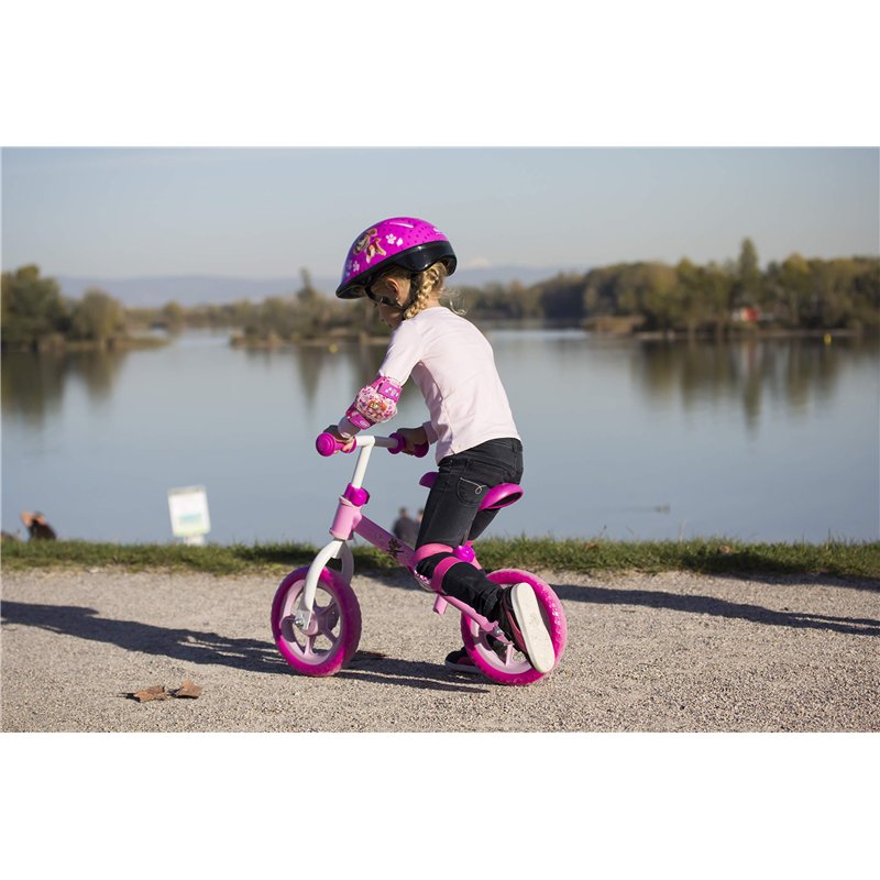 Image secondaire de Draisienne Enfant Métal Pat Patrouille - Rose/Blanc - Selle et guidon ajustable - Pneus increvables - Dès 3 ans - D'arpèje - OPA