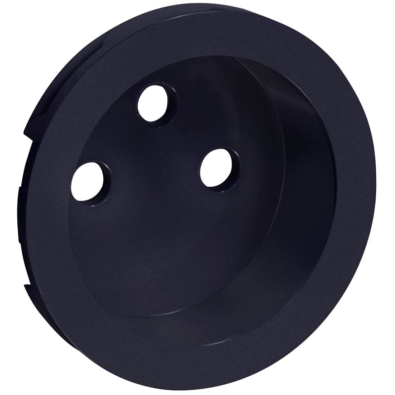 Schneider Electric - Odace Anthracite, enjoliveur seul prise de courant 2P+T 16A - S540659