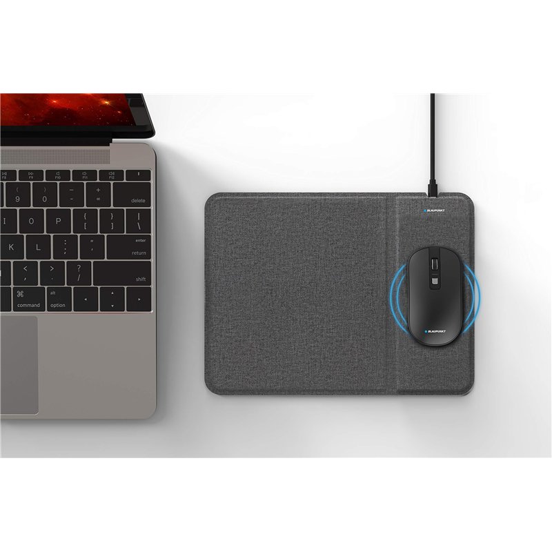 Image secondaire de Blaupunkt - MP1740-133 - Pack de Souris sans Fil et Tapis de Souris avec Chargeur Induction - Noir