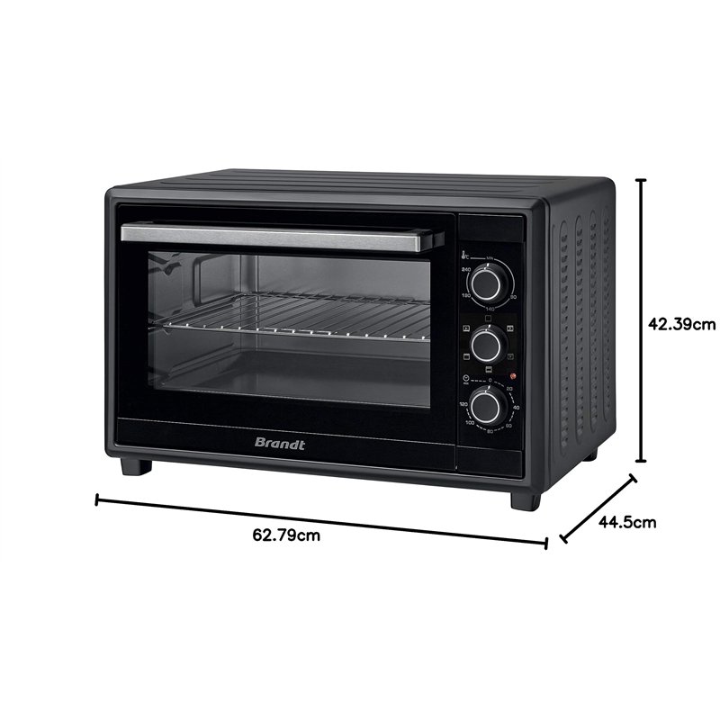 Image secondaire de Brandt - FC420MUB - Four électrique - Convection - 42 litres - 1.8 kWatt - Noir