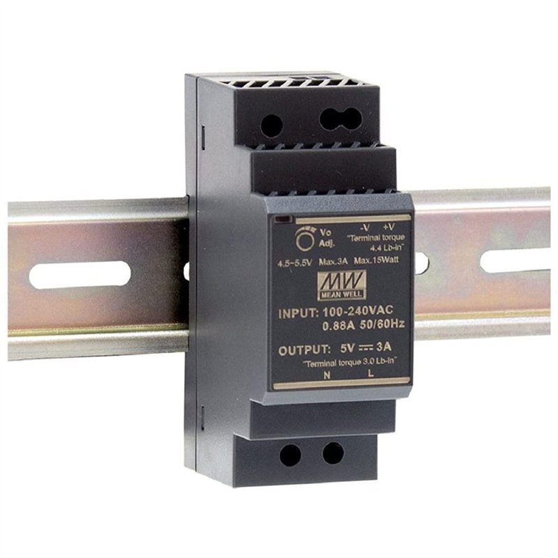 Somfy 9026469 - Module d'alimentation Rail-DIN pour Visiophones V100+, V350 Et V500