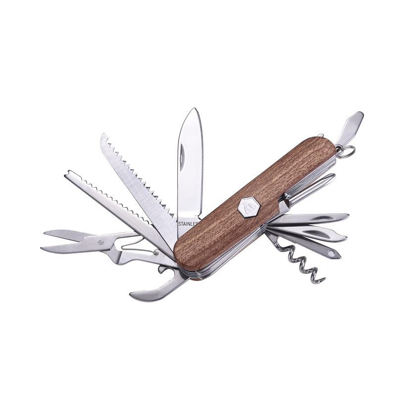 LAGUIOLE - Couteau Multifonctions Manche en Bois de Santal Rouge