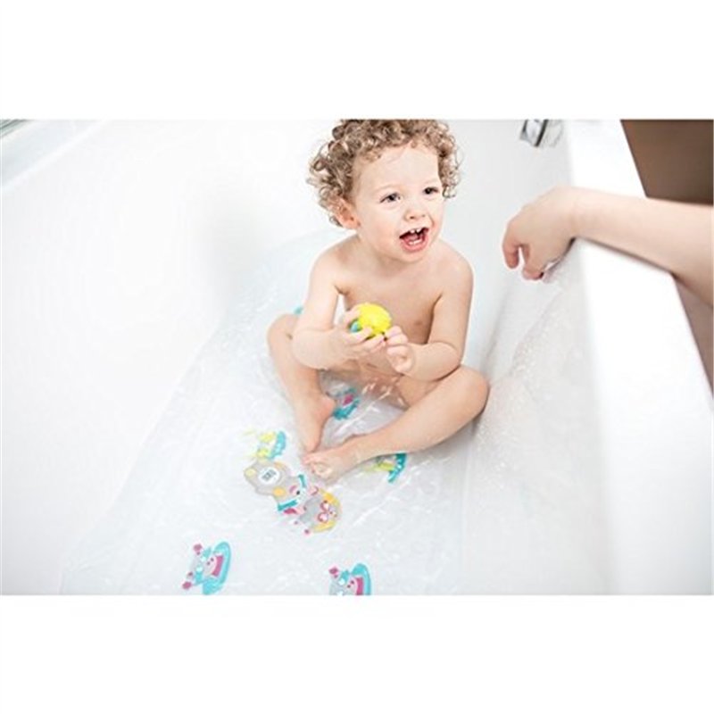 Image secondaire de Badabulle B023008Tapis de bain extra long motif animaux de la montagne, multicolore