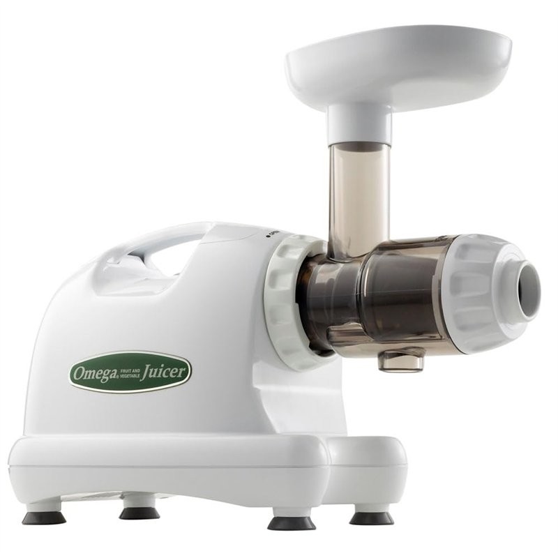 Omega 8224 Extracteur de Jus Blanc 36,8 x 16,5 x 39,4 cm