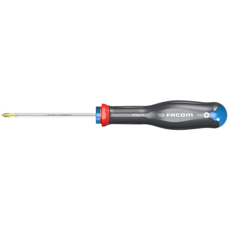 Facom ATD0x75 TOURNEVIS PROTWIST® boule pour vis cruciformes POZIDRIV® - lames courtes
