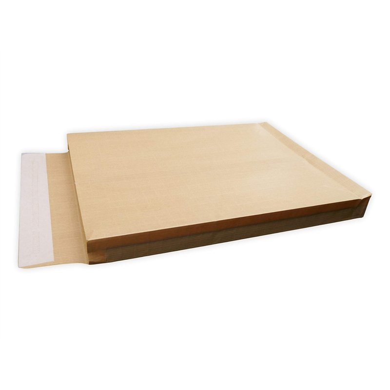 Lot de 20 Pochettes à Soufflets Kraft Armé solide 135 Gr C4 : 229 X 324 x 30 mm pour A4, renforcées, résistantes et adaptées aux
