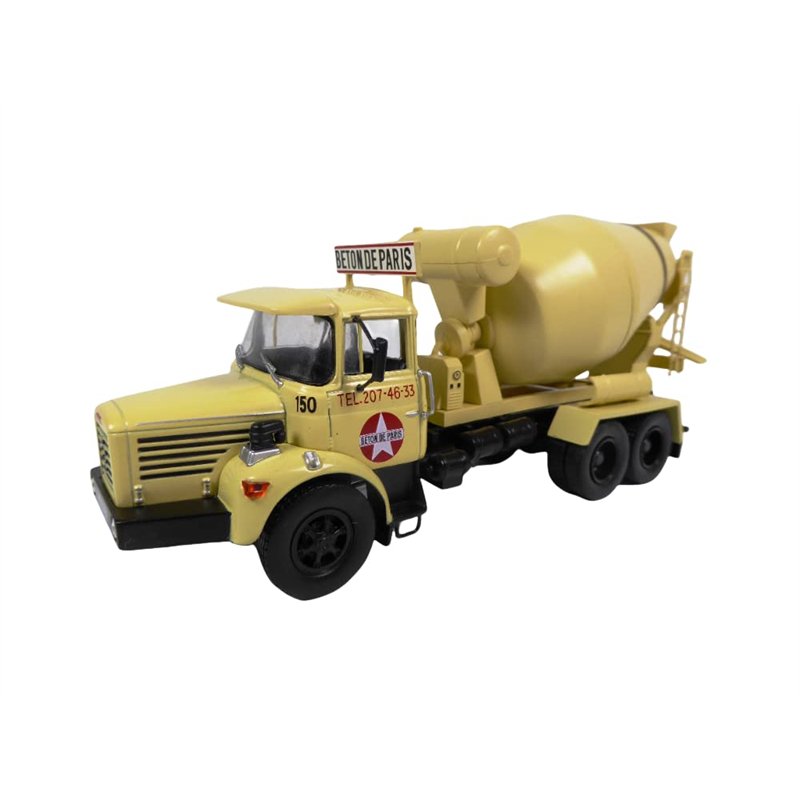 Image secondaire de OPO 10 - Camion Toupie 1:43 Compatible avec Berliet Malaxeur Béton de Paris 1969 - BER05