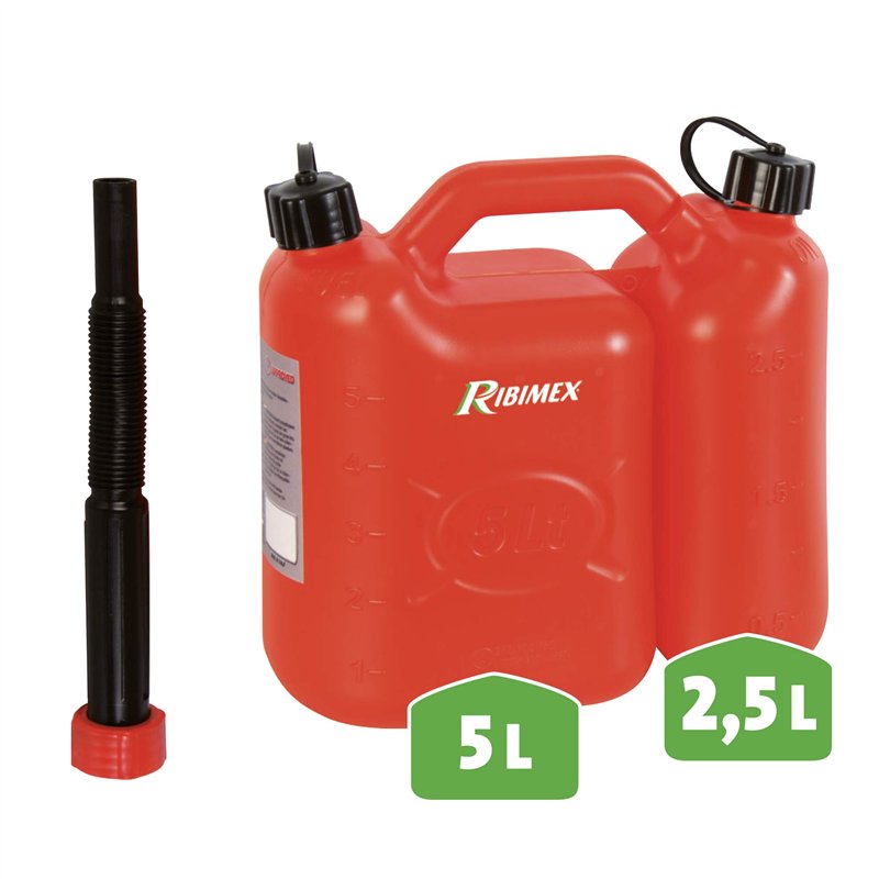 Image secondaire de Ribimex Bidon Double en polyéthylène de 5 L et 2,5 L