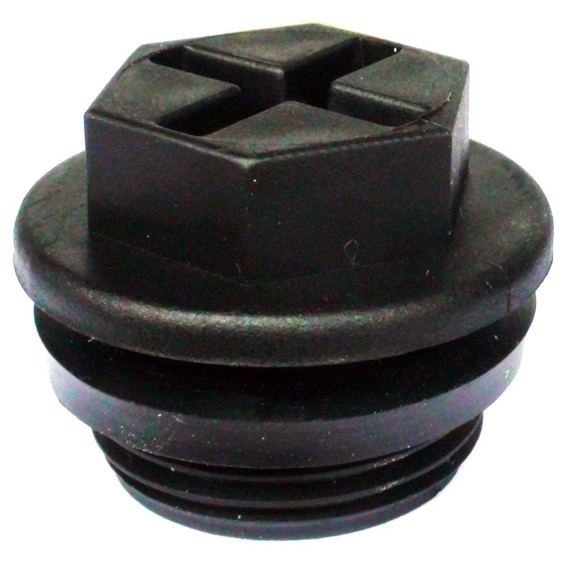 Belli 0162 2 Bouchon de Vidange 20/27 Noir
