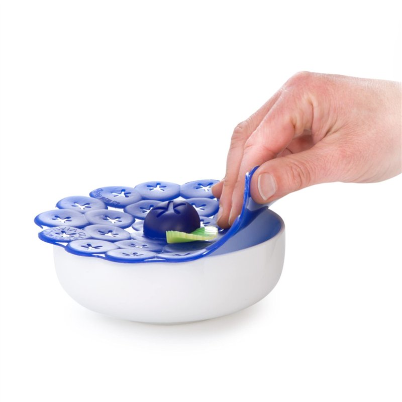 Image secondaire de Charles Viancin - Couvercle Blueberry en Silicone -15cm- Couvercle Hermétique pour Stocker et Cuisiner vos Aliments - Sans BPA -