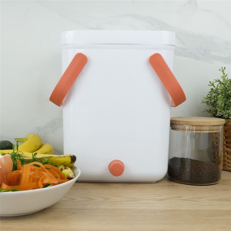 Image secondaire de CÉCOA - Composteur de Cuisine Bokashi 10L | Seau à Compost Zéro Odeur | Compost Facile en Intérieur & Extérieur | Engrais Nature
