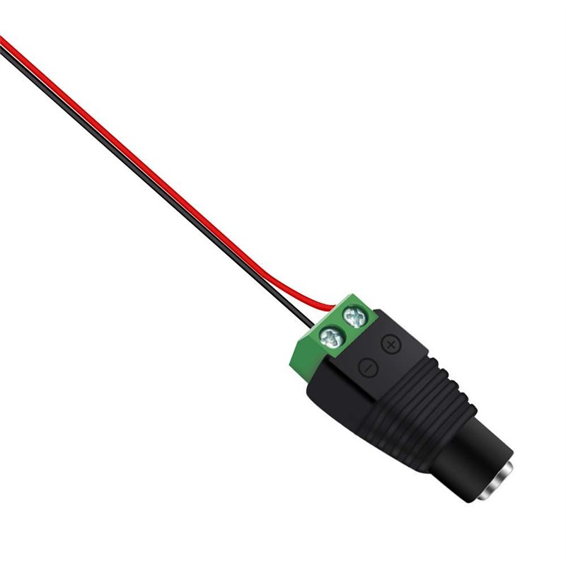 Image secondaire de 10x borniers Dominos Femelle DC 12V Standard 1 38V Fiche 5.5mm x 2.1mm 2 Entrées Alimentation Connecteur - Adaptout Marque Franç