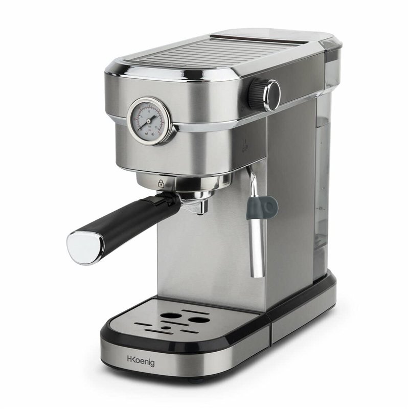 Image secondaire de H.Koenig Machine Expresso Automatique Professionnelle Pression 20 Bar EXP820, Inox, Portable, Système thermoblock, 1.1L, Pompe b
