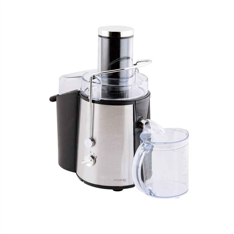 Image secondaire de H.Koenig GS8 Centrifugeuse Extracteur de Jus de Fruits et Légumes 1L Inox, Sans BPA, Bec Verseur Extra-Large bouche, Puissante 7