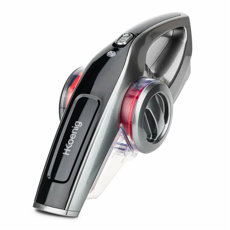 H.Koenig TCP85 Aspirateur à Mains Cyclonique sans Fil, Autonomie 15min, capacité 0,8 L, filtre HEPA, Puissant 85W, Efficace, Inc
