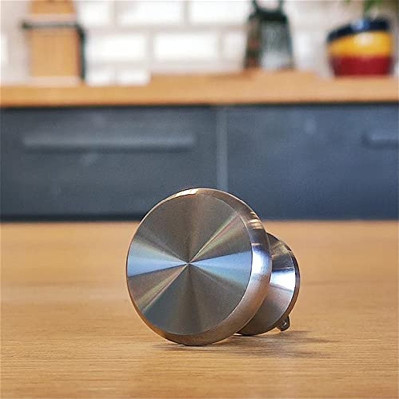 Image secondaire de Cookut, L'incroyable cocotte grise 7l avec poignée en métal argenté et manique grise - 28cm